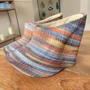 Jeffrey Campbell Havana Last Multi-color Clog Wedges